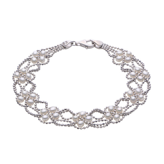 Sterling Silver Freshwater Pearl Bracelet