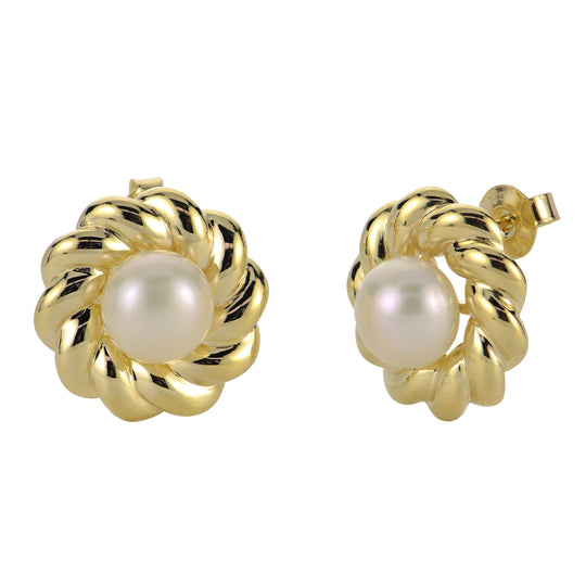 Sterling Silver Freshwater Pearl Earring