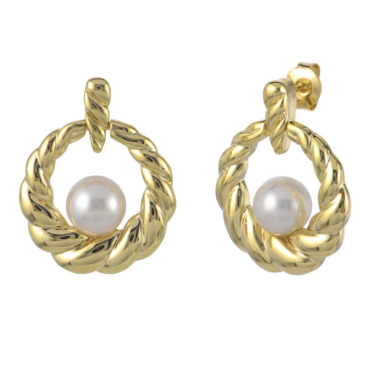 Sterling Silver Freshwater Pearl Earring