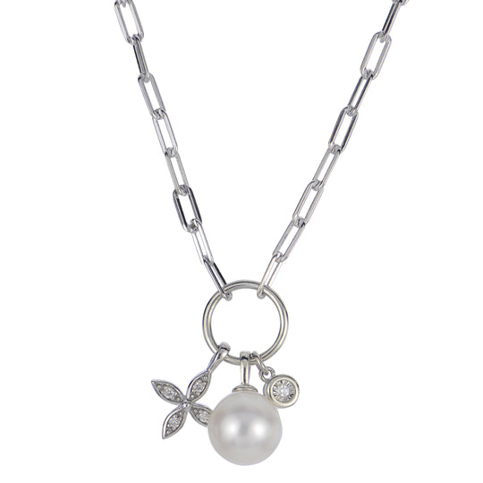 Sterling Silver Freshwater Pearl Necklace