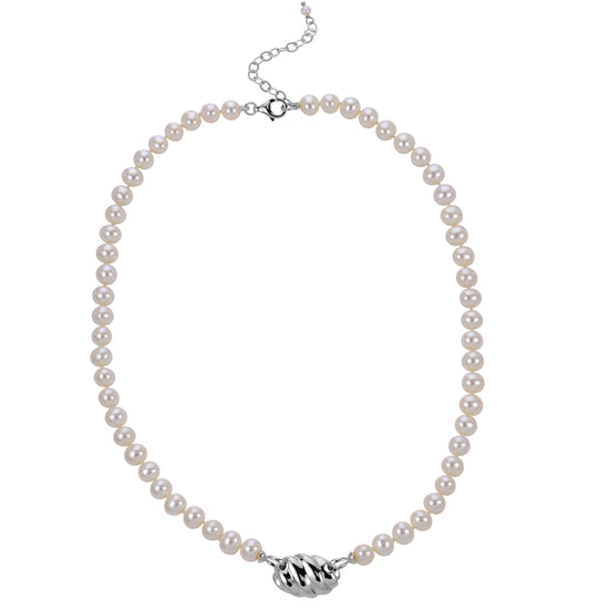 Sterling Silver Freshwater Pearl Necklace