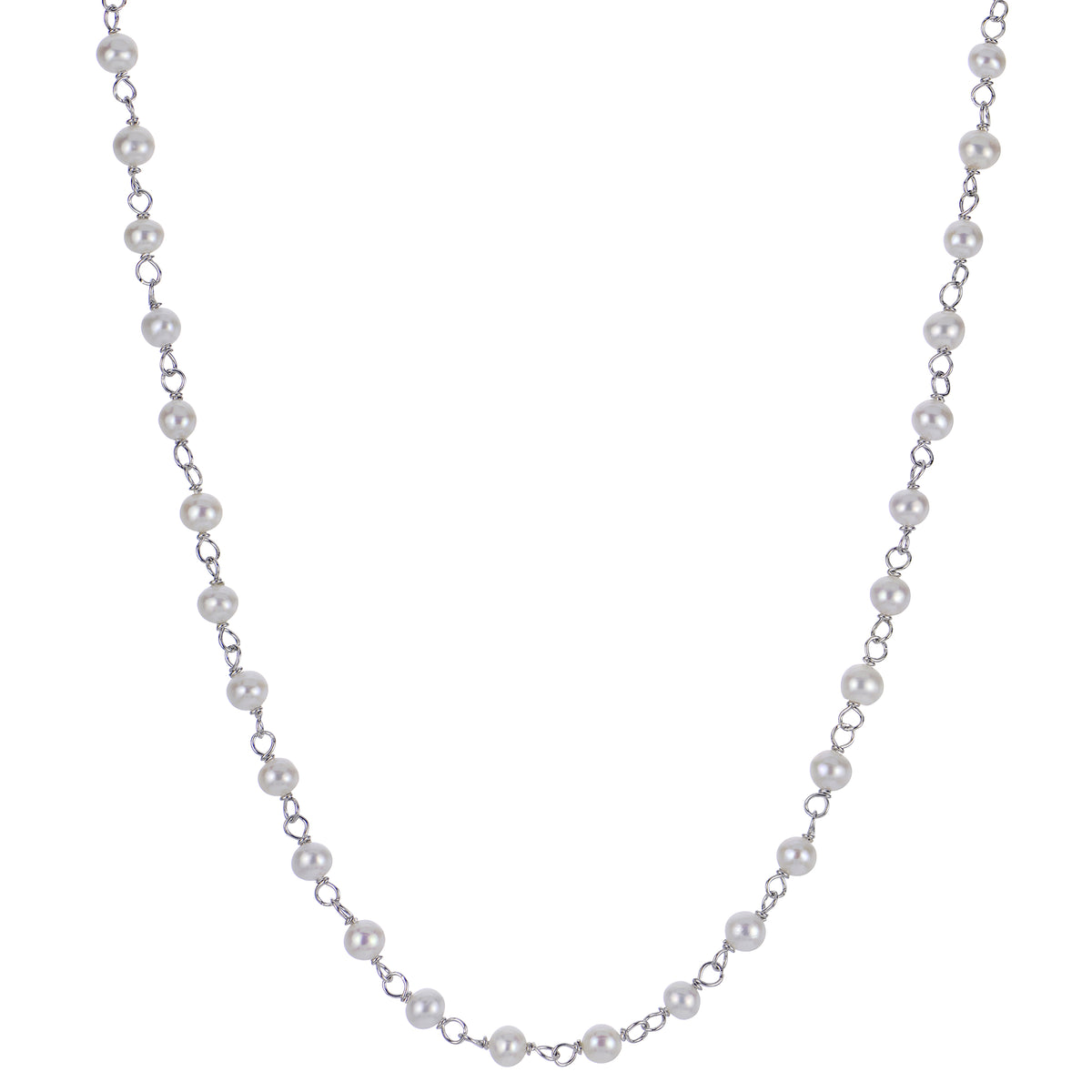 Sterling Silver Freshwater Pearl Necklace