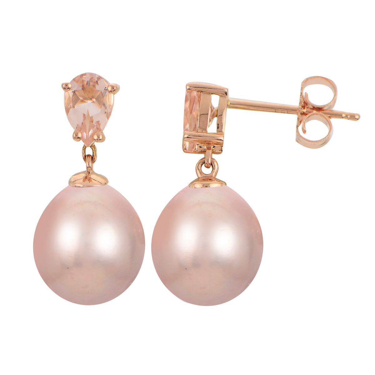 14KT Yellow Gold Freshwater Pearl Earring