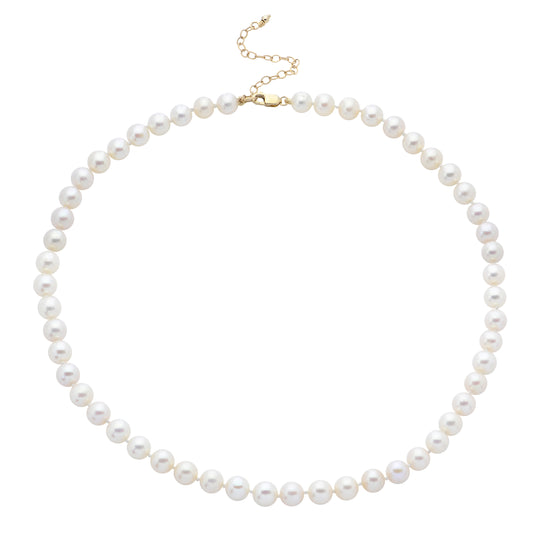 14KT Yellow Gold Freshwater Pearl Necklace