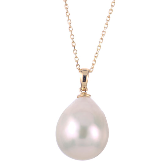 14KT Yellow Gold Freshwater Pearl Pendant