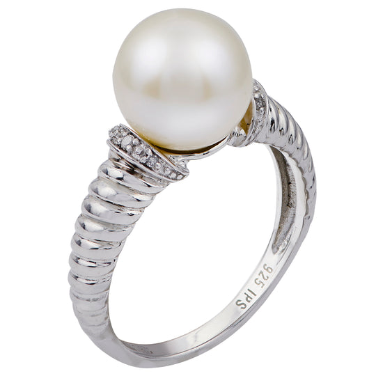 Sterling Silver Freshwater Pearl Ring
