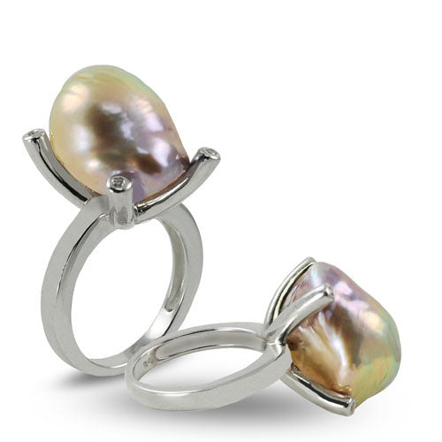 Sterling Silver Freshwater Pearl Ring