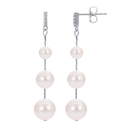 Sterling Silver Freshwater Earring