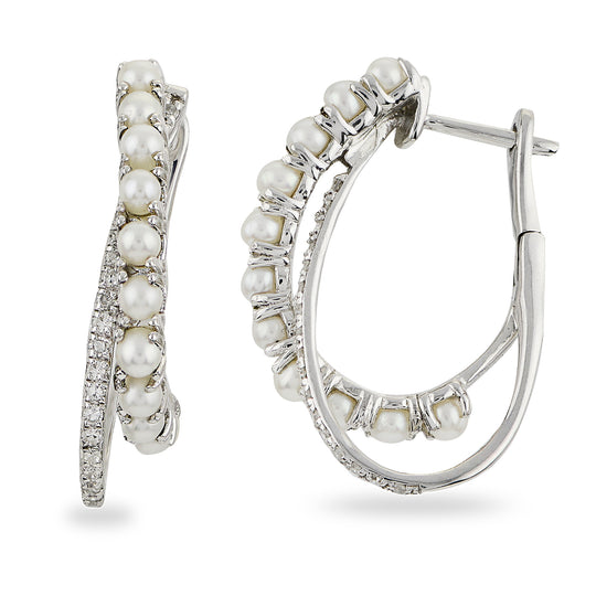 Sterling Silver Freshwater Earring