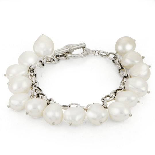 Sterling Silver Freshwater Pearl Bracelet