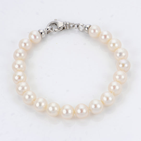 Sterling Silver Freshwater Pearl Bracelet