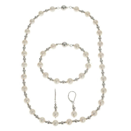 Sterling Silver Freshwater Pearl Set