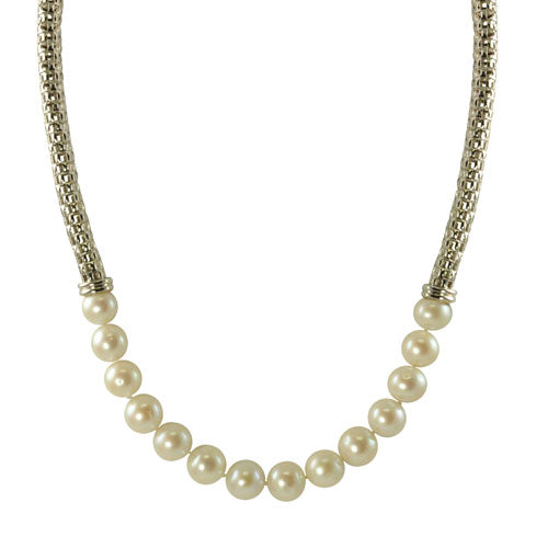 Sterling Silver Freshwater Pearl Necklace