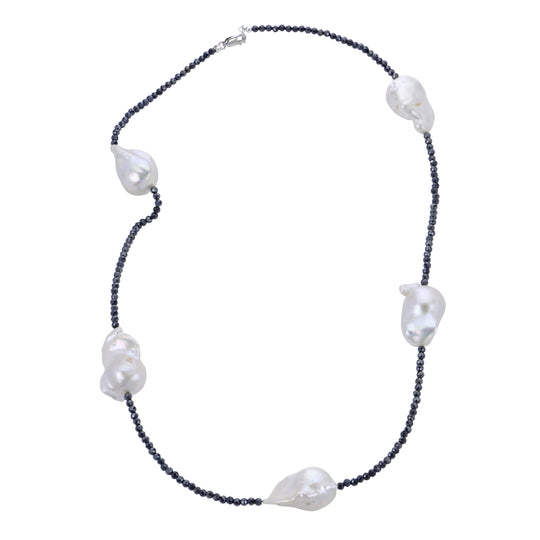 20" Sterling Silver Freshwater Pearl Necklace