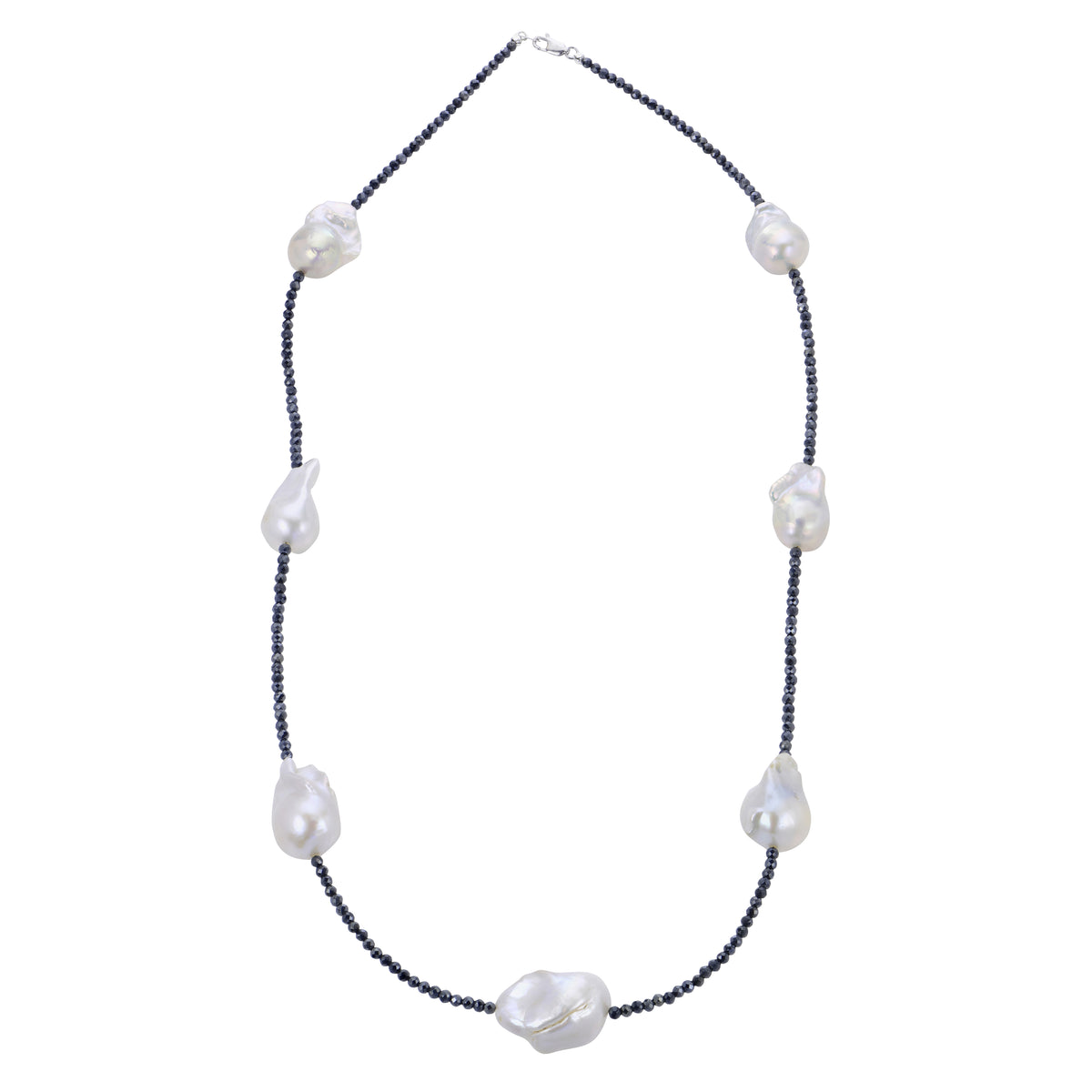24" Sterling Silver Freshwater Pearl Necklace