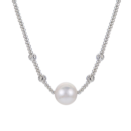 Sterling Silver Freshwater Pearl Necklace