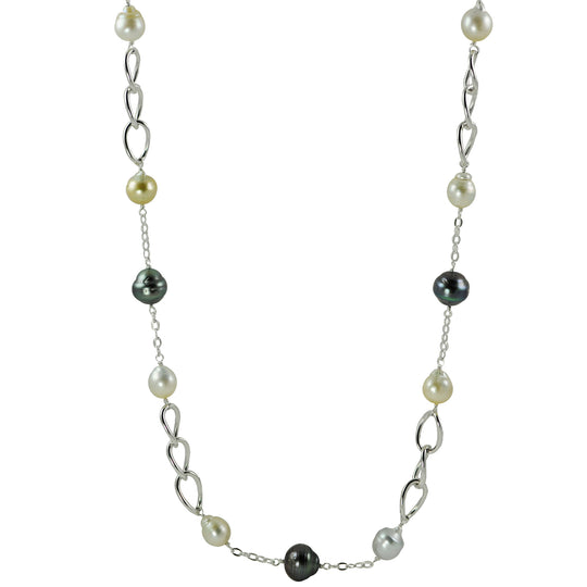 Sterling Silver Tahitian Necklace