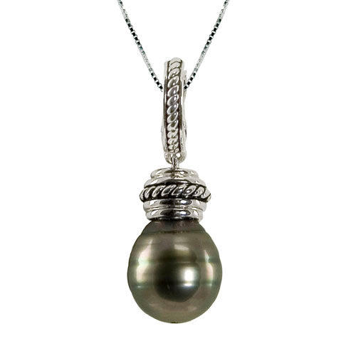 Sterling Silver Tahitian Pearl Pendant