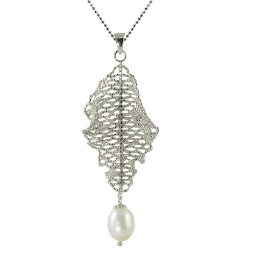 Sterling Silver Freshwater Pendant