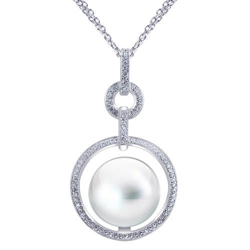 Sterling Silver Freshwater Pendant