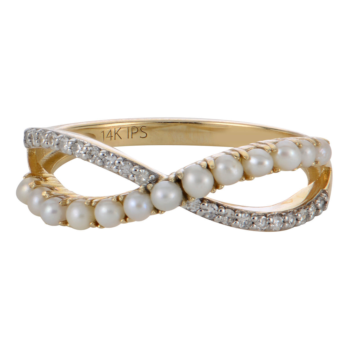14KT Yellow Gold Freshwater Pearl Ring
