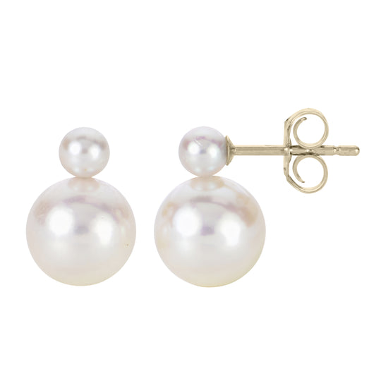 14KT Yellow Gold Freshwater Pearl Earring