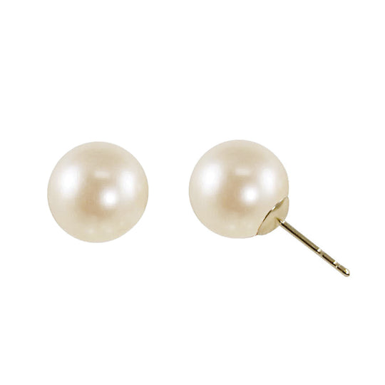 14KT Yellow Gold Freshwater Pearl Earring