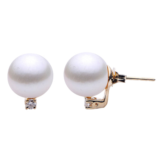 14KT Yellow Gold Freshwater Pearl Earring