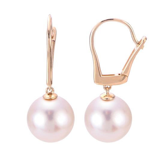 14KT Yellow Gold Freshwater Pearl Earring