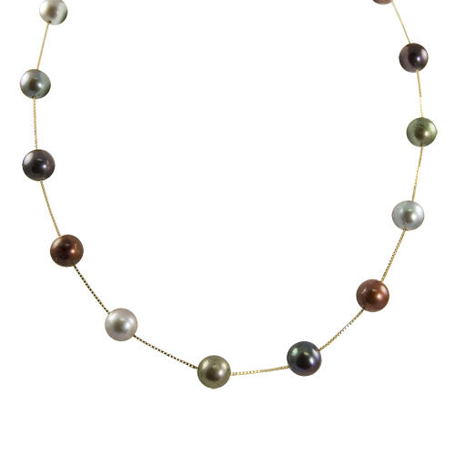 14KT Yellow Gold Freshwater Necklace