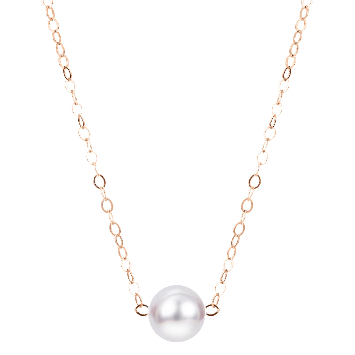 14KT Yellow Gold Akoya Pearl Necklace