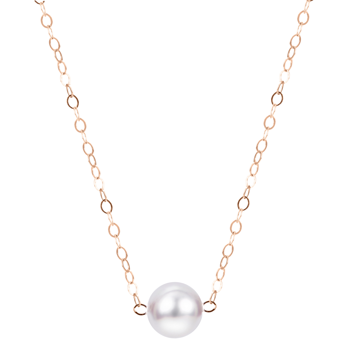 14KT Yellow Gold Akoya Pearl Necklace