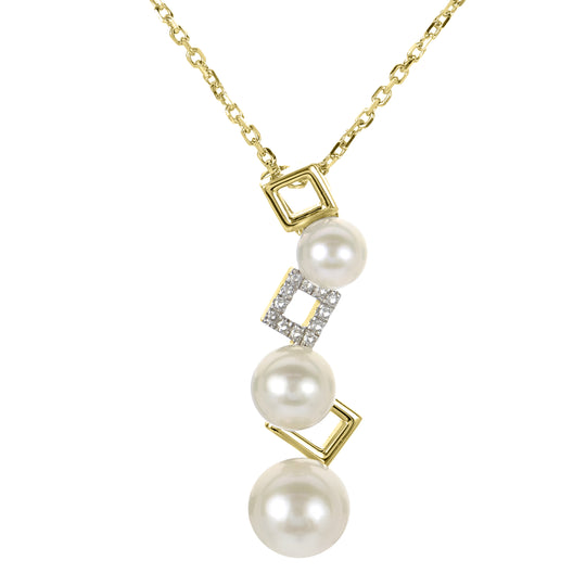 14KT Yellow Gold Freshwater Pearl Pendant