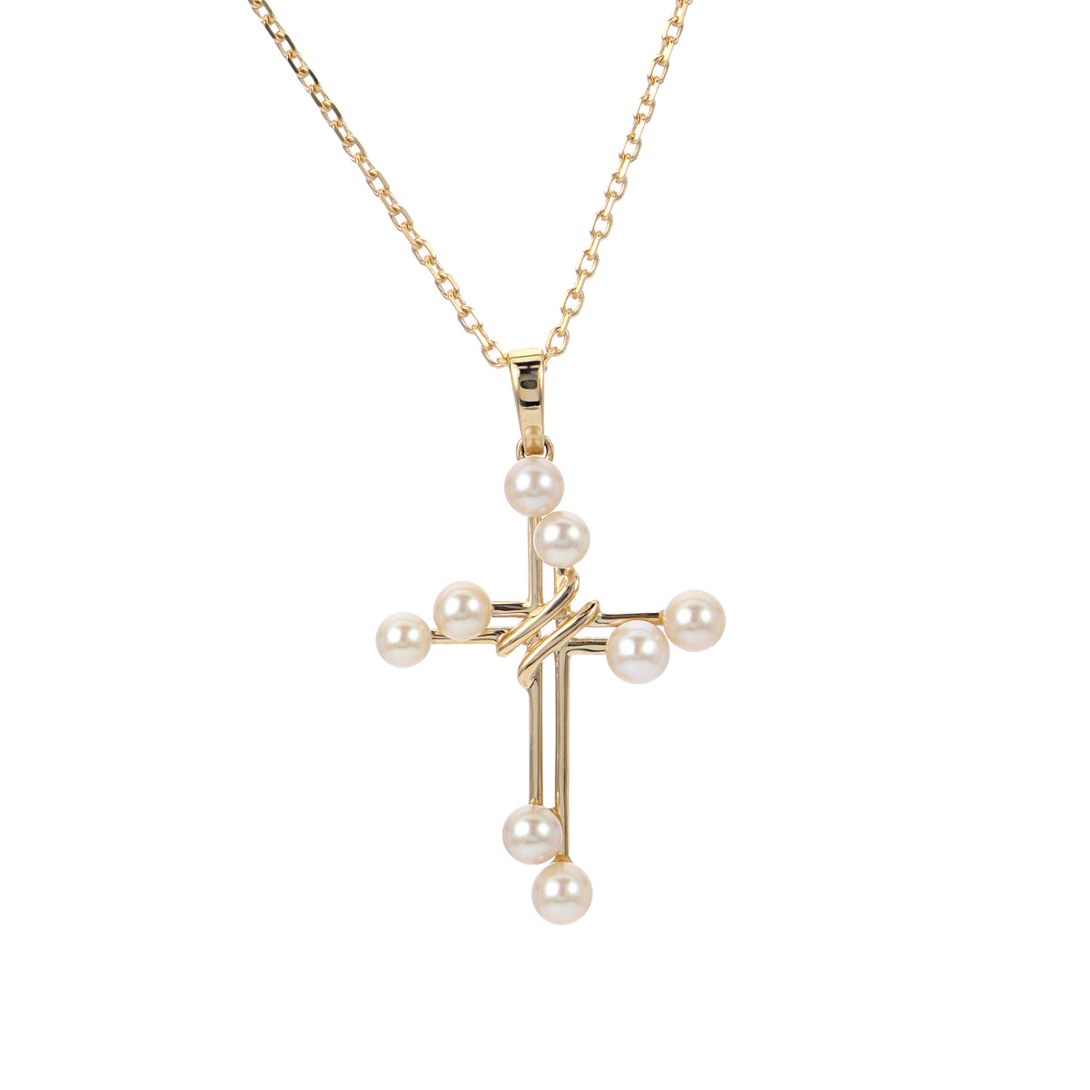 14KT Yellow Gold Freshwater Pearl Pendant
