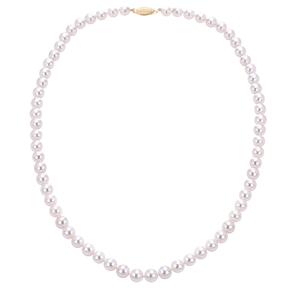 14KT "AA" Quality Akoya Pearl Strand (Select Size, Length, & Gold Color)